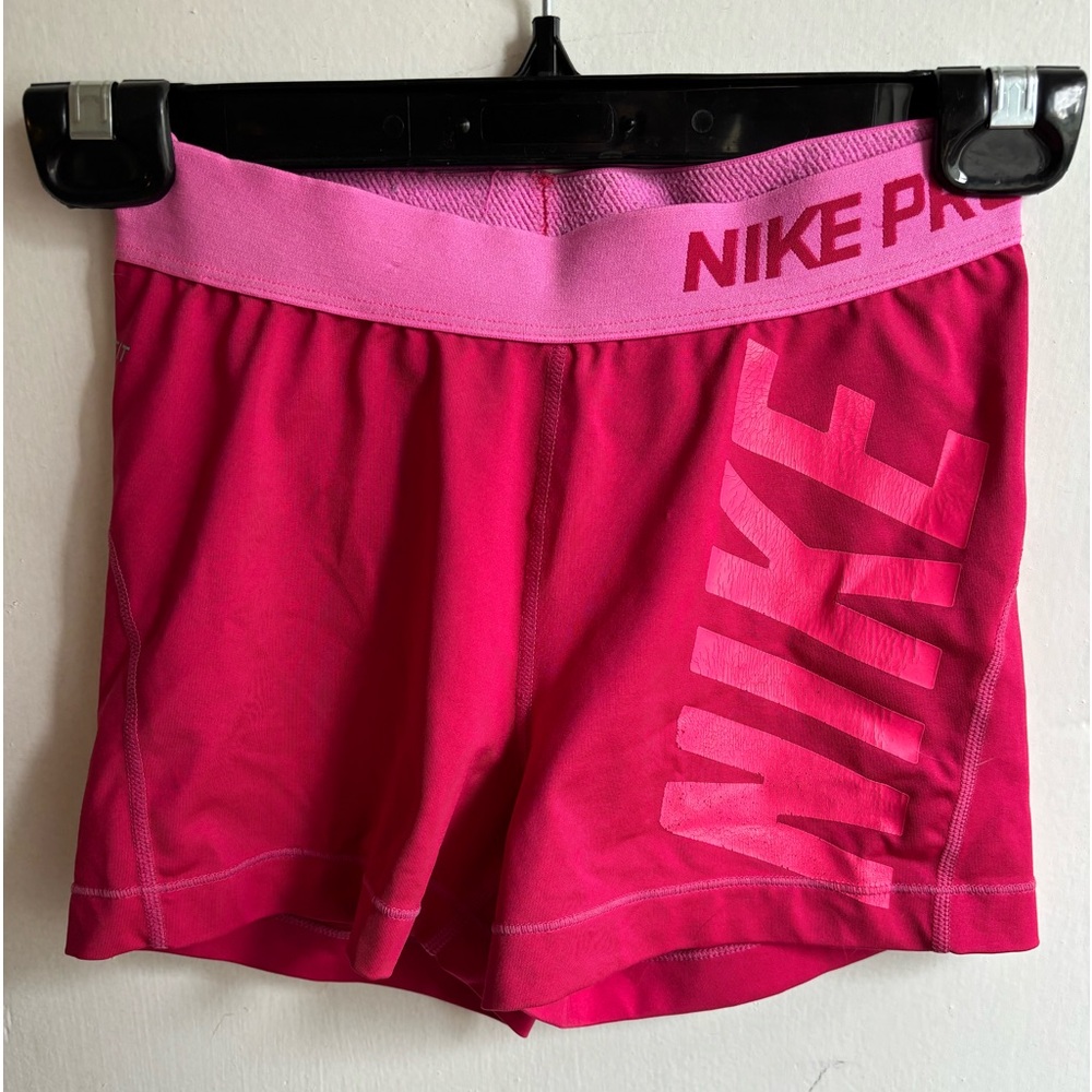 Pink size small Nike pros